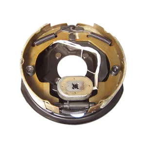 Freio elétrico de 10", 4 parafusos, círculo de 4.0", rolamentos L44610, capacidade de 2500 lb